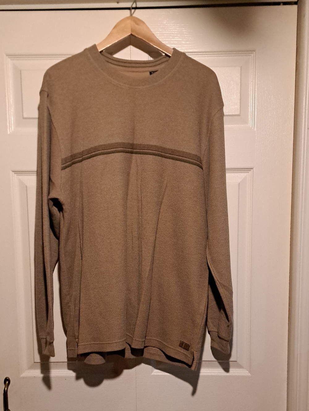 Arrow Vintage Men's Casual Crewneck Sweater - Tan Beggie loose comfortable fit